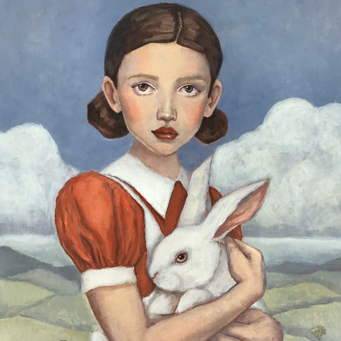 Girl with Bunny