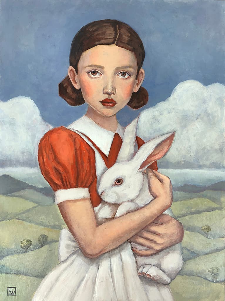 Girl with Bunny